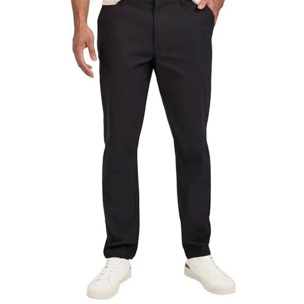 Weatherproof Vintage Mens Hybrid Tech Pant Black 36x30 Regular Taper Gorpcore